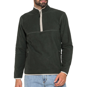 Sweat-shirt d'hiver pour homme à col montant, imprimé sur mesure, de haute qualité, entièrement zippé, en polyester tricoté, polaire, imperméable - Product Image 1