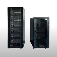 Batterie LiFePo4 Lithium-Ion 48V 51.2V 100Ah 200Ah 400Ah à montage sur rack, stock UE/US, 5KWh, pour système solaire domestique