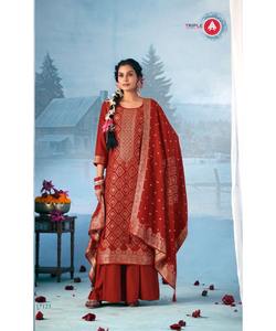 Vestido Salwar Kameez de Lujo Bordado, Tradicional Musulmán, Modesto, Talla Grande, de Algodón, Largo hasta el Suelo, con Hiyab para Ramadán, Personalizado para Mujer - Product Image 5