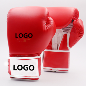 Guantes de boxeo de cuero PU de calidad superior 2024, logotipo personalizado, venta al por mayor, guantes de combate de diseño propio de cuero Real, función impermeable - Product Image 4