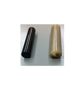 Rouleau de corne à rayures noires et blanches, 100 % corne naturelle, couleur noire, très bien poli, taille personnalisée et en vente - Product Image 6