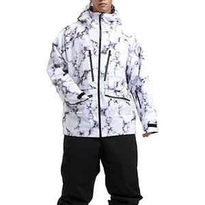 Chaquetas de esquí de alta calidad para hombre al aire libre transpirable personalizar ropa de nieve cremallera Sudadera con capucha chaqueta a prueba de viento - Product Image 5