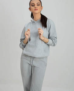 ชุดวอร์ม2ชิ้นสำหรับหญิงตั้งครรภ์พิมพ์ลายแบบสวมหัวผ้าฟลีซระบายอากาศได้-แฟชั่นล่าสุด - Product Image 5