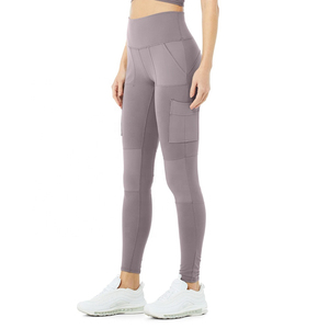 Leggings de gymnastique pour femmes haut Logo personnalisé taille haute Fitness Yoga entraînement vêtements de sport sans couture Nylon Spandex vêtements de Fitness - Product Image 6