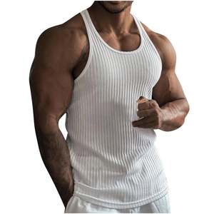 Débardeurs d'entraînement pour hommes, débardeur de musculation d'été, vêtements de sport sans manches, vêtements de sport simples, t-shirts sans manches pour hommes - Product Image 3