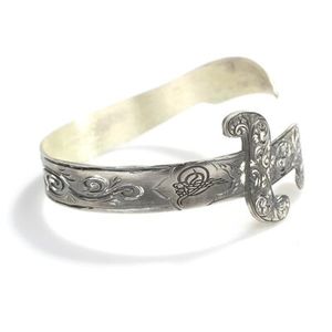 925 Sterling Silver Engraved Sword Charm Bracelet Fine Jewelry for <b>Men</b> and Women - Product Image 2