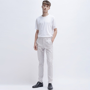 Nardon ropa personalizada OEM marca Casual clásico lienzo suave ligero Slim Fit recto hombres vestido pantalones de secado rápido - Product Image 5