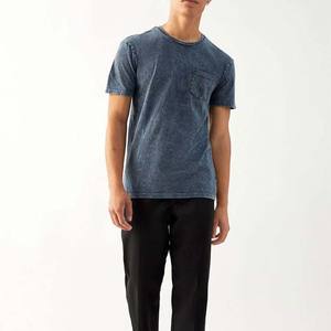 2025 nouveau Style haute rue lavé à l'acide coton Vintage surdimensionné t-shirts poids lourd lavé à l'acide t-shirts décontracté blanc O cou - Product Image 4