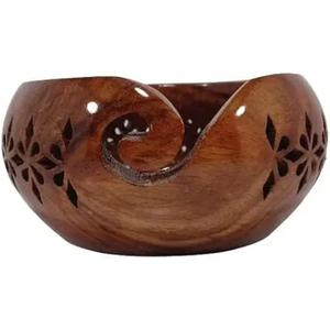 Cuenco de lana de ganchillo de hilo de madera para tejer cuenco de madera de hilo de alta calidad hecho a mano en precio al por mayor barato de la India - Product Image 2