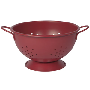 ตะกร้ากรองอาหารสแตนเลสแบบมีขา ปลอดสารพิษ สำหรับกรองผลไม้ ผัก พาสต้า ข้าว - Product Image 3