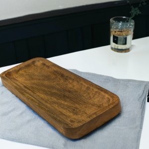 Bandeja de servicio de bambú de buena calidad para restaurantes, hoteles, vajilla, uso de la mejor bandeja de bambú elegante - Product Image 6