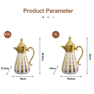 Eco-friendly Ramadan 0.7L 1.0L Customized Color Turkish Coffee Pot Dallah Arabic <strong>Tea</strong> <strong>Thermos</strong> <strong>Tea</strong> Flask Vacuum Flask <strong>Thermos</strong> - Product Image 6