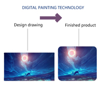 Glazen Muismat Fabrikant Geprint Gaming Glas Muismatten Waterdichte Gladde Gehard Muismat Glas Aangepaste Fabriek