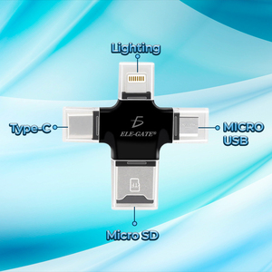 "4-in-1 <b>USB</b>-C to <b>USB</b> <b>Adapter</b> with <b>Micro</b> <b>USB</b> Connector-Brand New PC Material" - Product Image 2