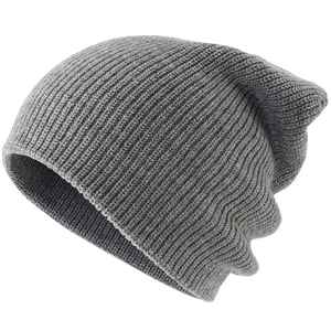 Gorros de invierno personalizados de alta calidad para hombre, gorros negros de acrílico de punto cálido térmico liso, gorro de Jacquard al por mayor - Product Image 3