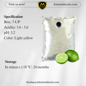 Puré de limón y Lima congelado sin azúcar en envases a granel - Product Image 2