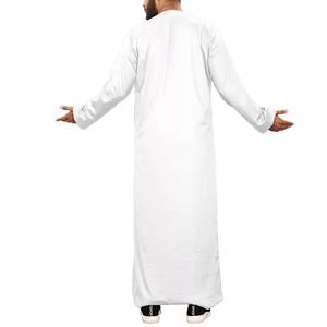 Robe Thobe décontractée pour enfants, tenue islamique quotidienne, polyester, longueur au sol, coupe ample, Eid - Product Image 5