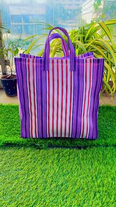 ถุงช้อปปิ้งไนลอนพลาสติกรีไซเคิลเป็นมิตรกับสิ่งแวดล้อมอย่างยั่งยืนถุงช้อปปิ้งทำจากโพลีโพรพิลีนจำนวนมากในอินเดีย - Product Image 6