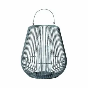 New Design Wire T Light Lantern Powder Coated Color Handmade Metal Candle Jar Lantern Use For Event And Wedding Hangings