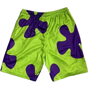 Pantalones cortos estampados informales personalizados para hombre al por mayor, moda de verano para la playa, servicio OEM de alta calidad, cintura elástica de secado rápido, cintura alta | - Product Image 1