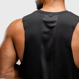 Le nouveau débardeur de gymnastique léger de l'industrie RAM gilet sans manches délavé au soleil respirant tricoté grande taille débardeurs pour hommes - Product Image 4