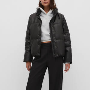 2023ใหม่เสื้อโค้ทสตรีสำหรับฤดูหนาวเสื้อแจ็คเก็ตขนเป็ดน้ำหนักเบาหนังแท้ระบายอากาศได้ดี - Product Image 4