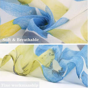 ผ้าพันคอแบบน้ำหนักเบาและพับง่าย ผลิตจากผ้าสัมผัสนุ่มสบาย ให้ความรู้สึกอบอุ่นและสบายสำหรับผู้หญิง - Product Image 3