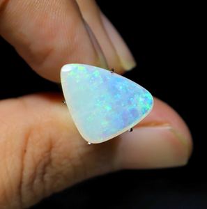 Cabujón de ópalo australiano natural, Ópalo sólido Coober Pedy 16X12X4MM, piedra preciosa suelta de corte ovalado aproximado para la fabricación de joyas - Product Image 2