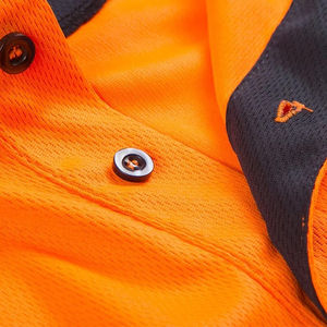 เสื้อโปโลแขนสั้นนิรภัยแบบสะท้อนแสงสำหรับงานก่อสร้าง พร้อมกระเป๋าเสื้อ สำหรับผู้หญิงและผู้ชาย - Product Image 5