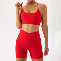 Ensemble 2 pièces T-shirt et short pour femme, été, 100% coton respirant, taille élastique, personnalisable