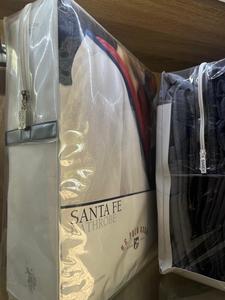 Sac de rangement transparent en plastique avec fermeture éclair, imprimé sur mesure, pour vêtements, idéal pour l'emballage de détail - Product Image 1