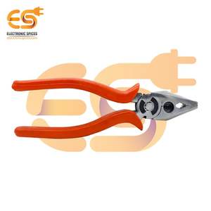 Pince combinée de 8 pouces (200mm) avec poignées isolées en plastique dur pour couper, tenir, etc. - Product Image 6