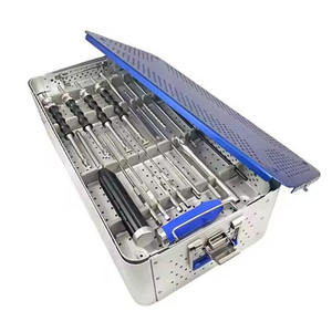 ชุดเครื่องมือผ่าตัดสัตวแพทย์ด้านศัลยกรรมกระดูกและข้อ  แบบใช้แรงดันด้วยมือ  ทำจากสแตนเลส  ชุดสกรูเพดิเคิล  ได้รับการรับรองมาตรฐาน CE สำหรับการผ่าตัด - Product Image 5