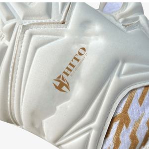 Gants de gardien de but de football de qualité supérieure, couleur personnalisable, gants de gardien de but avec caoutchouc injecté au dos, contact Letax sur la paume avant - Product Image 4