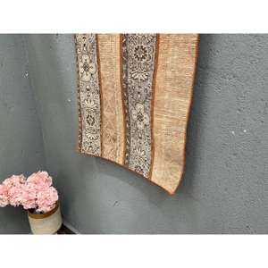 Tapis de 2,1 x 3,3 pieds, tapis turc vintage, tapis uni marron orange - Product Image 2