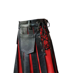 Kilts en cuir SUQAINA GARMENTS de bonne qualité, service OEM/ODM, approvisionnement direct d'usine, MOQ de 2 pièces, Pakistan - Product Image 3