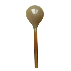 Cuenco de Cuerno Hecho a Mano con Acabado Pulido Natural, Cuenco Decorativo para Servir en la Mesa y Decoración del Hogar - Product Image 3