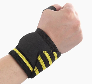 High Quality Neoprene Adjustable <b>Gym</b> Weight Lifting <b>Wrist</b> <b>Support</b> Strap <b>for</b> Unisex Training with Non-Slip Closure - Product Image 4