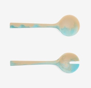 เซิร์ฟเวอร์สลัดเรซินหลากสีงานหัตถกรรมทำมือเครื่องมือรับประทานอาหารที่เป็นมิตรต่อสิ่งแวดล้อมสำหรับชุดของขวัญและการต้อนรับ - Product Image 2