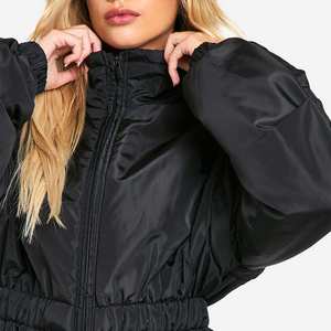 Nouveau design de veste matelassée d'hiver personnalisée pour femmes fermeture éclair vêtements pour femmes vestes matelassées respirantes pour femmes - Product Image 5