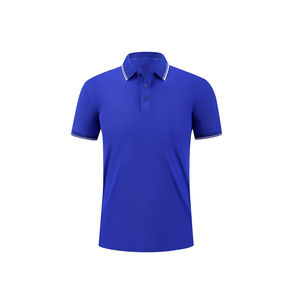 Polo de golf en maille de coton doux brodé avec logo à manches courtes personnalisé t-shirt de golf polos Camisas pour hommes - Product Image 4