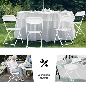 Sillas de Boda Judías RTS TOP, Sillas Wimbledon Redondas de Acrílico con Respaldo, Sillas Plegables para Niños para Bodas al Aire Libre - Product Image 4