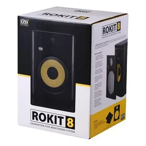 Nuevo Monitor de Estudio Activo KRK ROKIT-8 de Quinta Generación de 8 Pulgadas (Unidad Individual) Personalizable OEM con 1 Año de Garantía Completa - Product Image 1