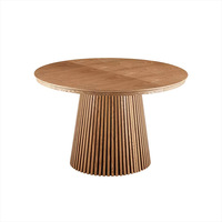 Table à manger extensible en bois moderne pour hôtel et ferme, mobilier de maison, 8 places
