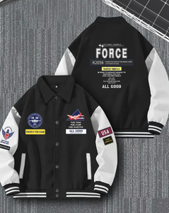 Veste Varsity pour homme avec logo Patch Design personnalisable pour les vestes pour homme de style classique - Product Image 1