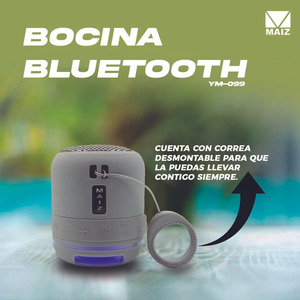 ลำโพงบลูทูธไร้สาย วิทยุ FM ชาร์จไฟได้ พอร์ต USB พกพาสะดวก - สีคละแบบ - Product Image 5
