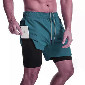 Shorts de sport pour hommes de haute qualité, couleurs tendance, nouveaux shorts de course d'été pour l'extérieur, respirants, double couche, pantalons de sport pour hommes - Product Image 2