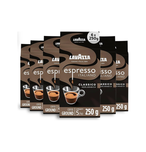 Café moulu Lavazza Espresso de qualité supérieure 250g Vente flash pour les dépanneurs et les chaînes de magasins de détail - Product Image 1