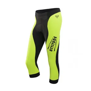 Pantalones reflectantes de bicicleta para hombre, mallas de compresión acolchadas con gel para ciclismo, pantalones de bicicleta para montar al aire libre