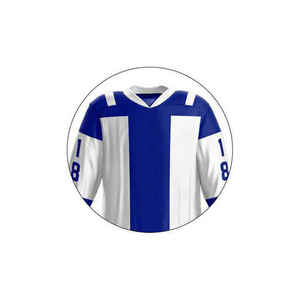 2025 personalizado de alta calidad para hombre uniforme sublimado aparejos sarga juego de hockey sobre hielo entrega rápida equipo OEM bordado personalizado - Product Image 2